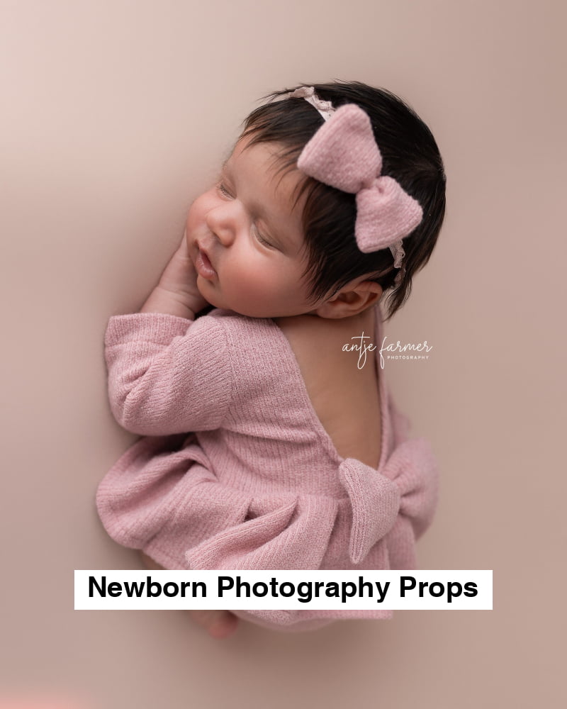 Martha boho beige or pink Newborn or sitter Photography Props 2