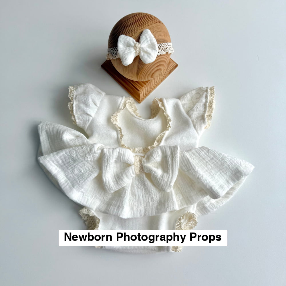Martha boho cream Newborn Photography Props