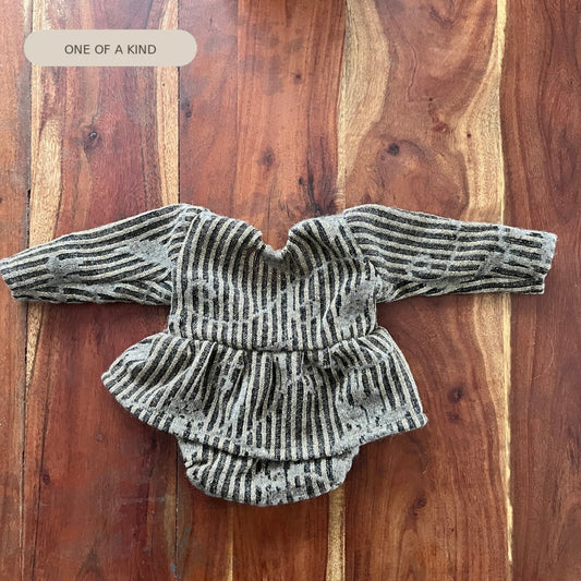 Martha gold thread Newborn Photography Prop Outfit For Girl