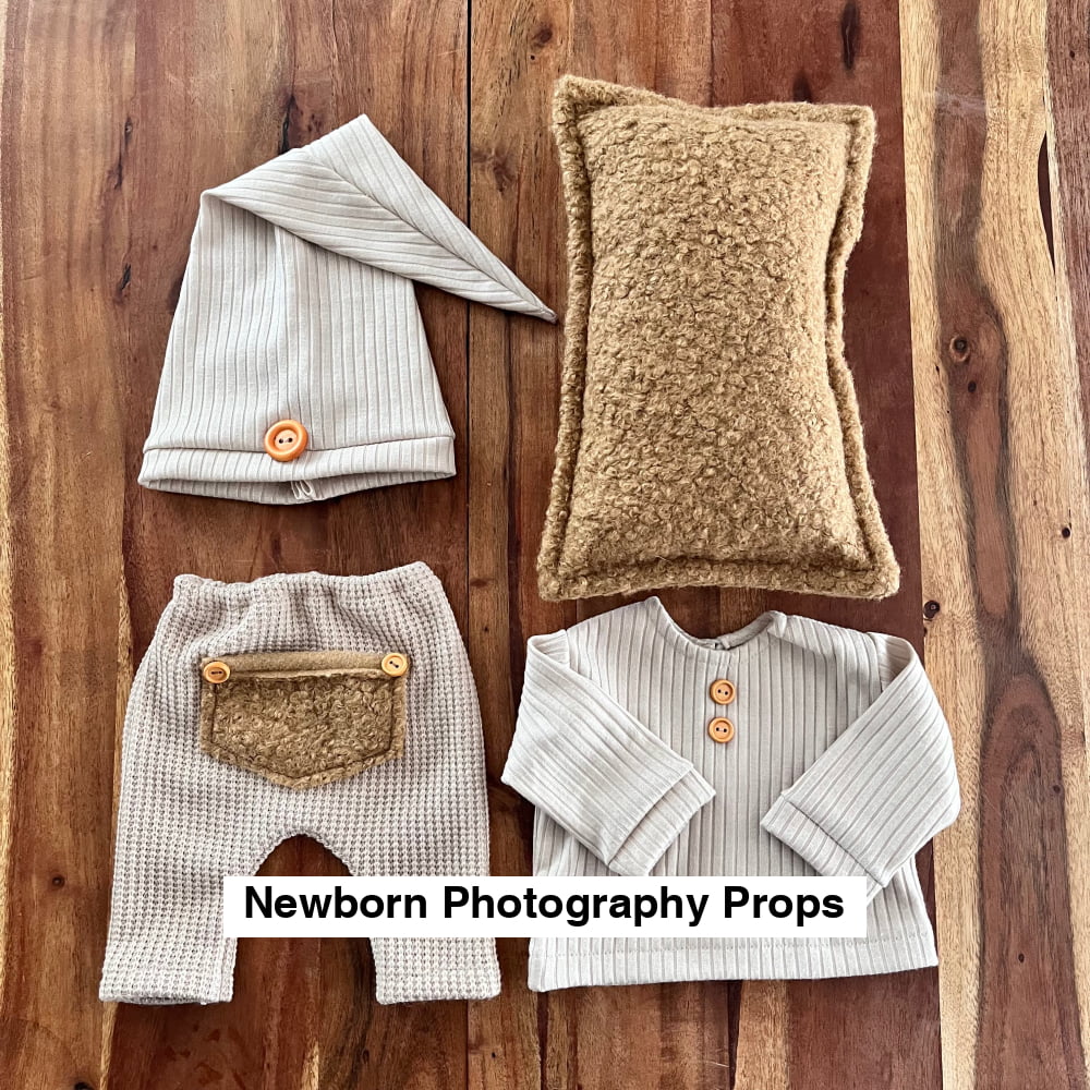 Mateo beige new Newborn Photography Props