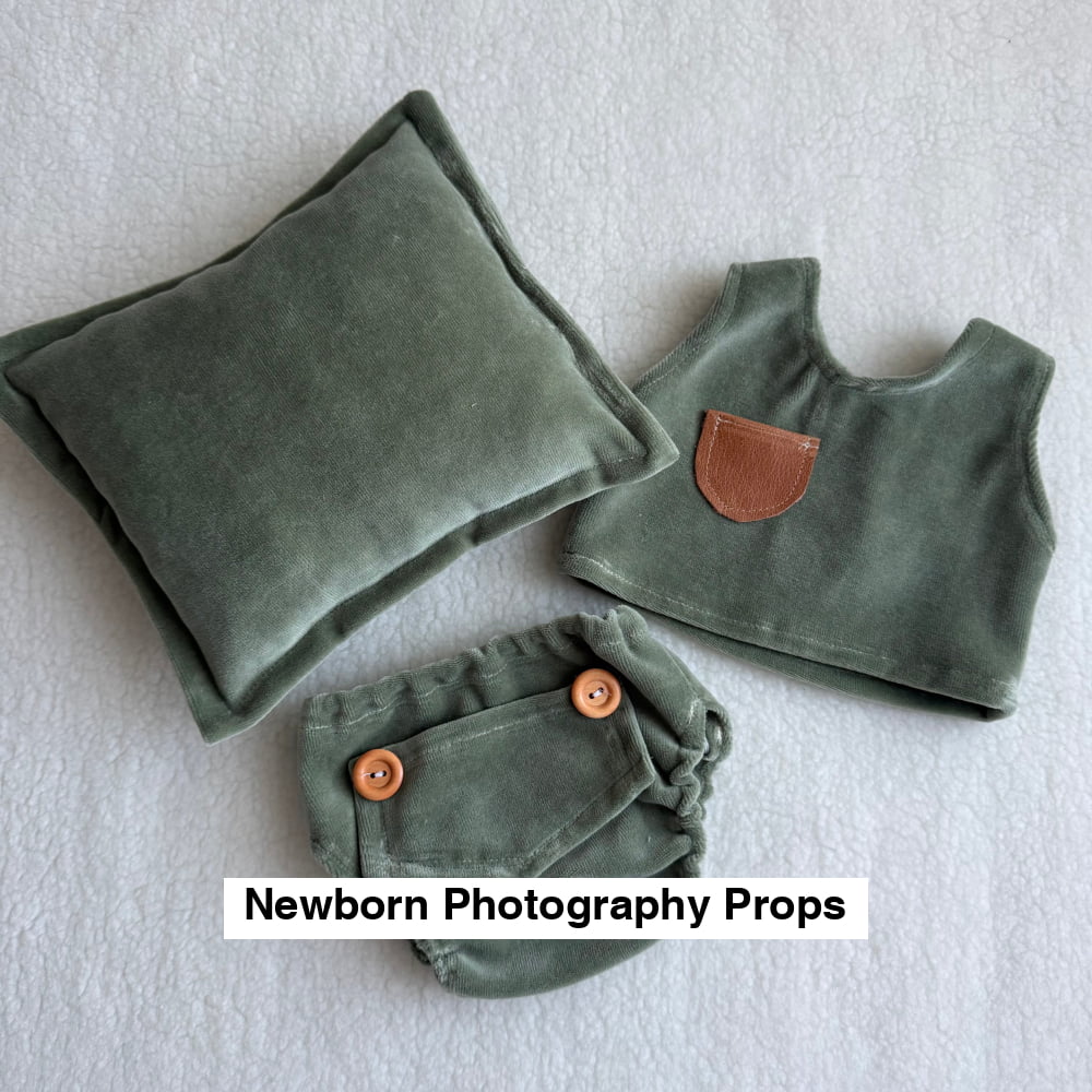 Mateo olive Newborn Photography Props