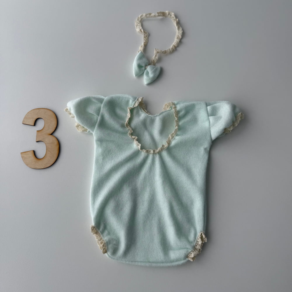 Mint Collection Newborn Photography Props - 3