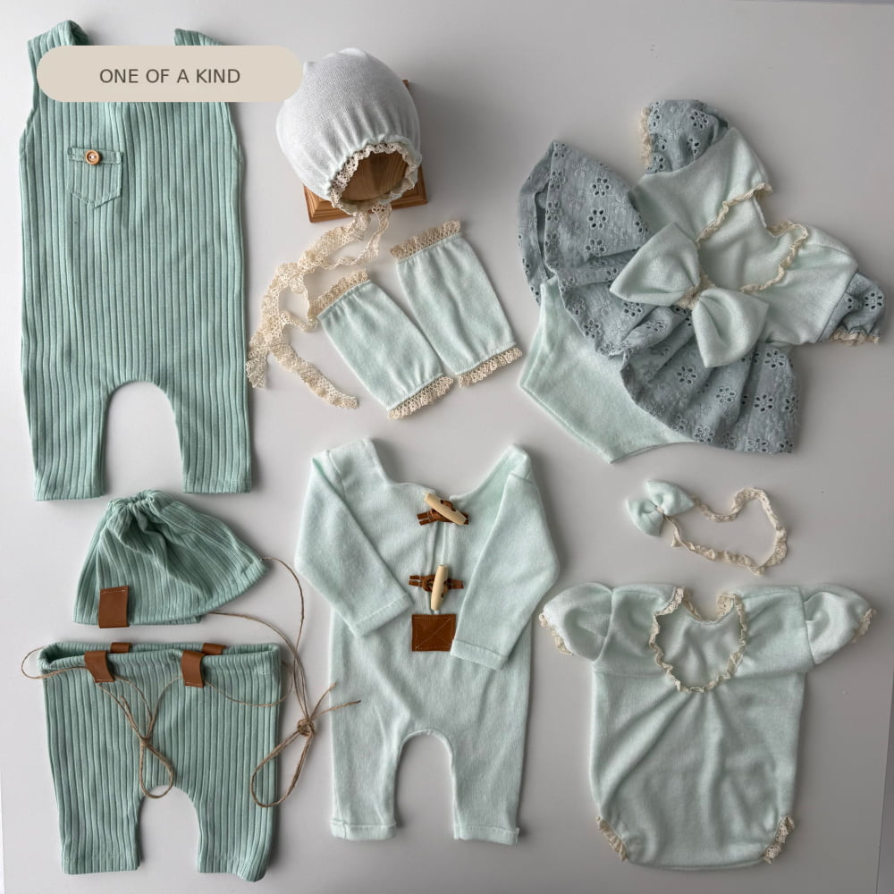 Mint Collection Newborn Photography Props