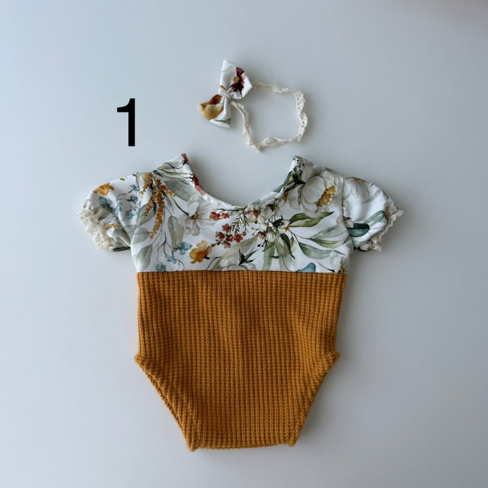 Mustard Collection Newborn Photography Prop - 1