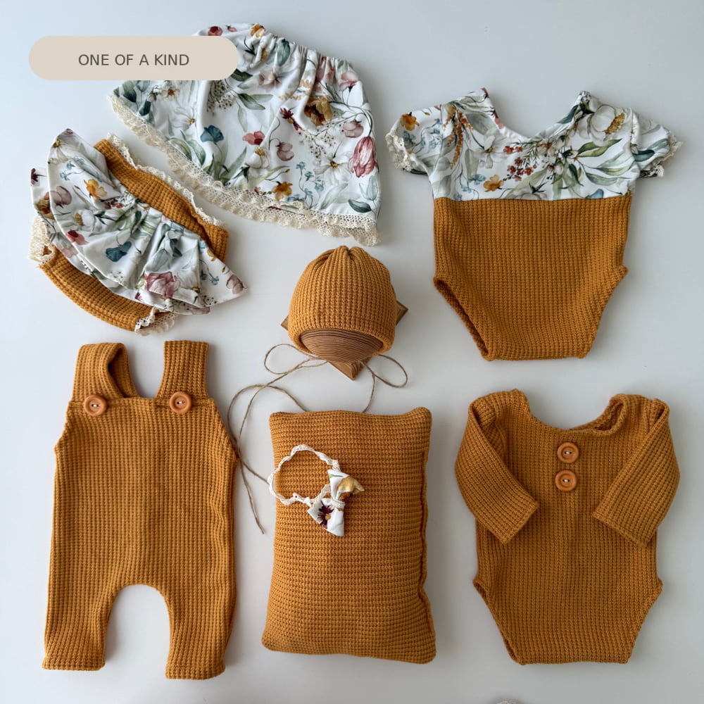 Mustard Collection Newborn Photography Prop