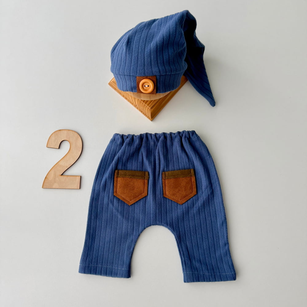 Navy Collection Newborn Photography Prop - 2