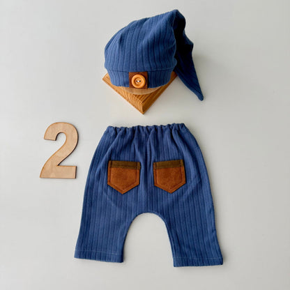 Navy Collection Newborn Photography Prop - 2