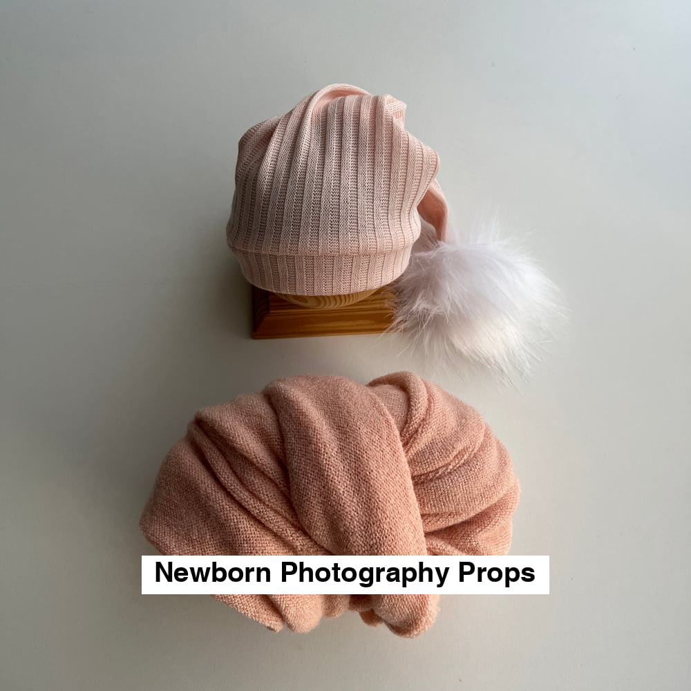 Newborn hat with wrap Newborn Photography Props 14