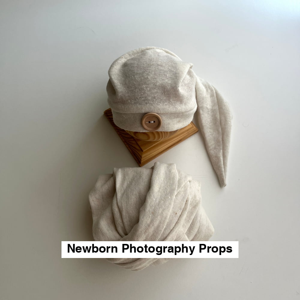 Newborn hat with wrap Newborn Photography Props 30