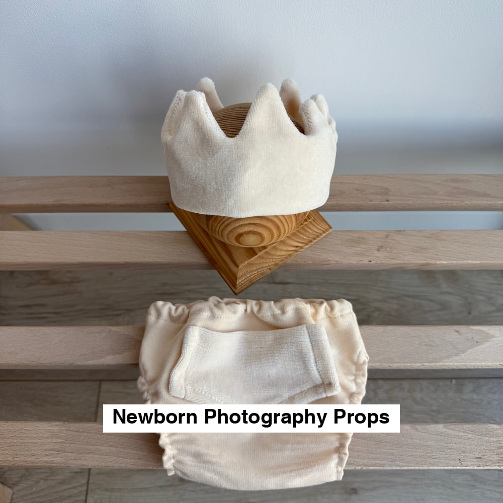 Newborn Set crown and pants Photography Props