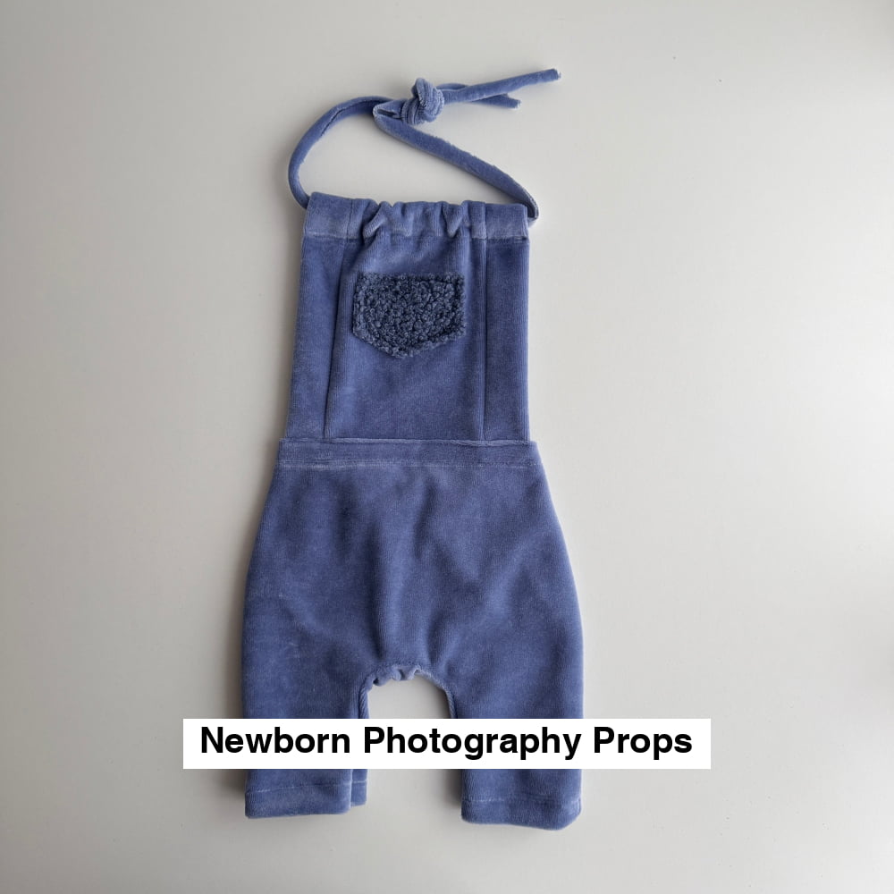 Newborn Velvet Romper – Photography Prop
