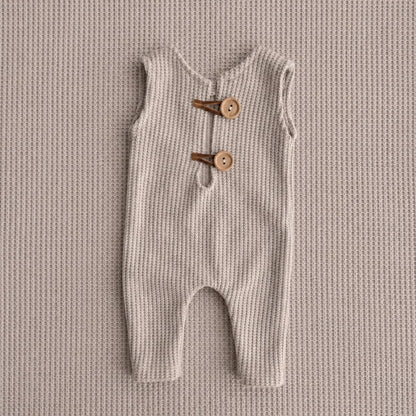 “Noah” – Milkshake Knit Newborn Romper
