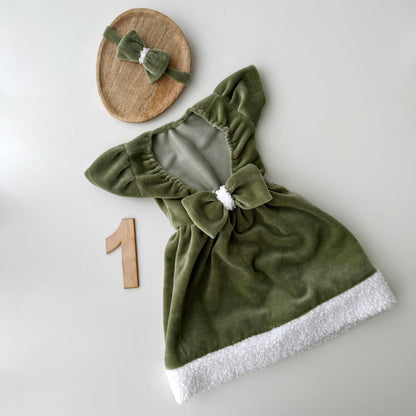 Olive Christmas Collection Newborn Photography Props - 1 / newborn