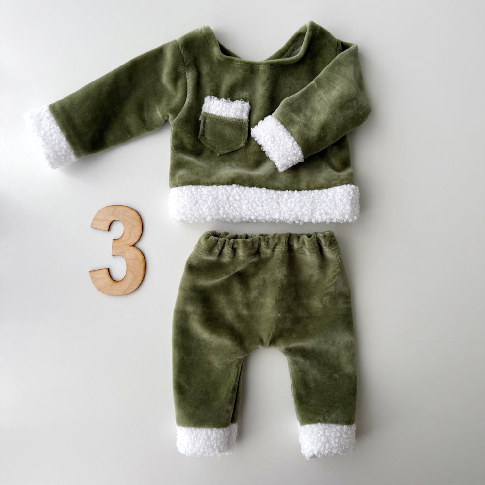Olive Christmas Collection Newborn Photography Props - 3 / newborn
