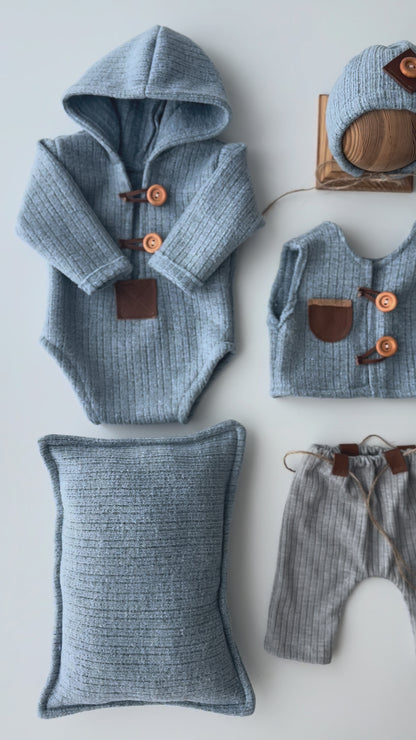 Blue Collection Newborn Photography Prop