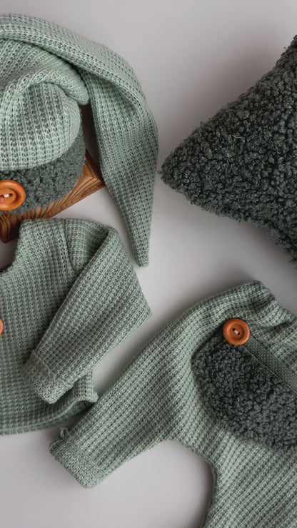 Mateo sage Newborn Photography Props