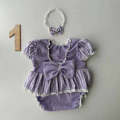 Purple Collection Newborn Photography Props - 1