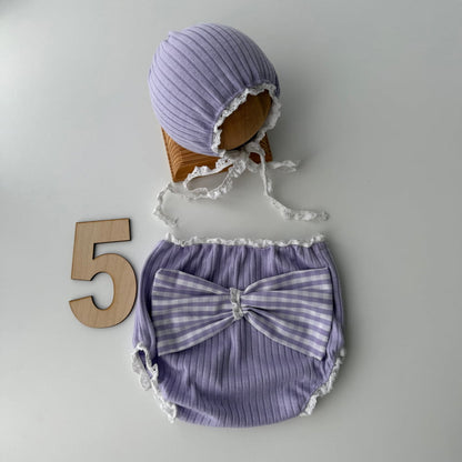 Purple Collection Newborn Photography Props - 5