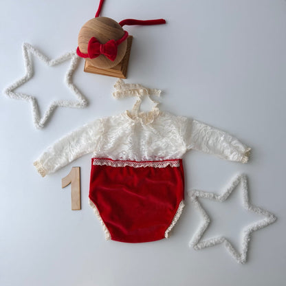 Red Collection Newborn Photography Prop - 1