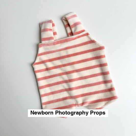 Rosie Stripe Romper – Blush
