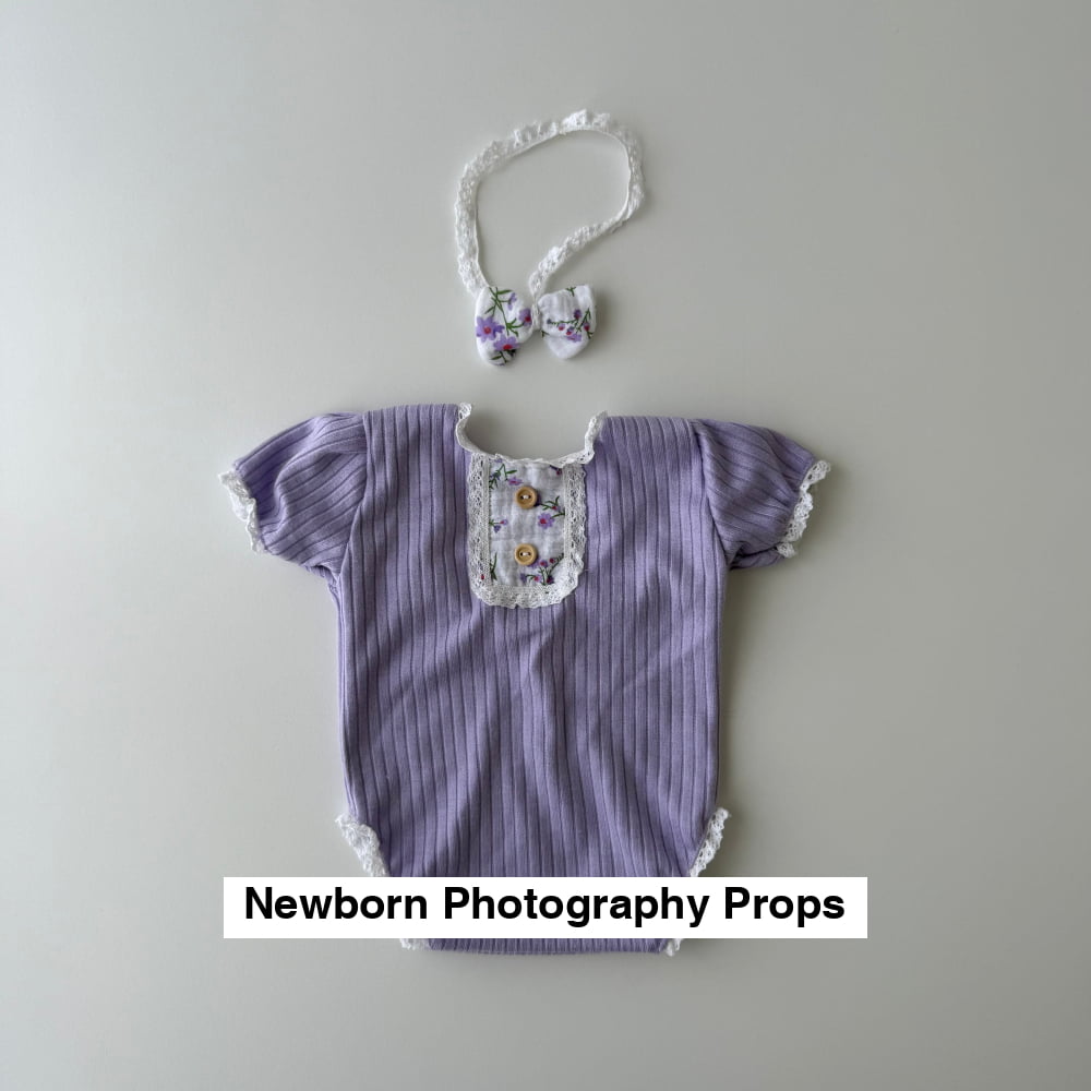 Violet outfit Newborn Photography Prop Outfit For Girl