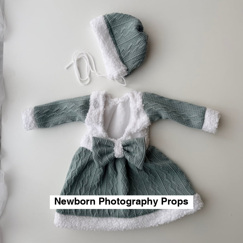 Winter dress Newborn Photography Props