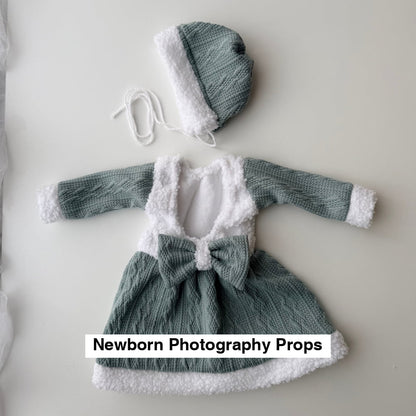 Winter dress Newborn Photography Props