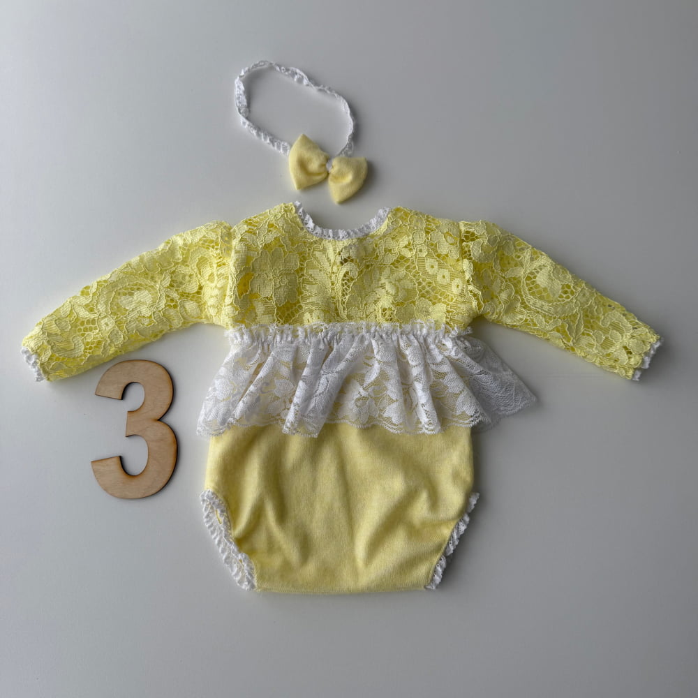 Yellow Collection Newborn Photography Props - 3